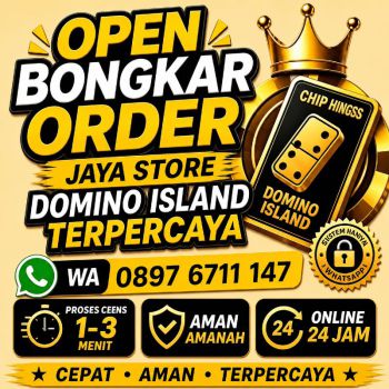 AGEN TERIMA BONGKARAN CHIP HIGGS DOMINO AMANAH PROSES CEPAT 💯 TERPERCAYA