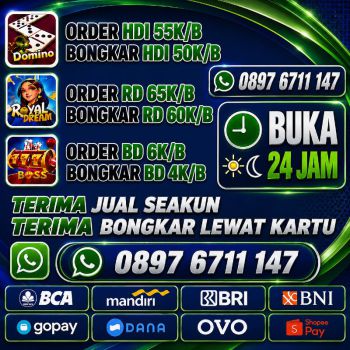 TERIMA BONGKARAN CHIP HIGGS DOMINO ISLAND AMANAH PROSES CEPAT 💯