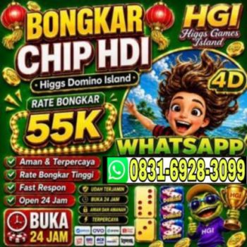 Terima bongkar domino chip island higgs wa 0831-6928-3099