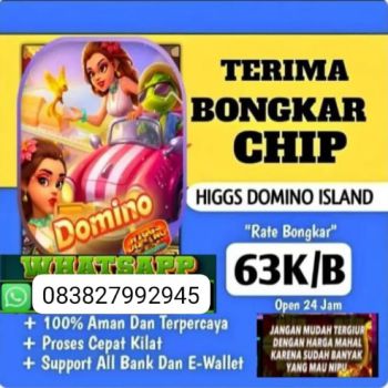READY TERIMA BONGKAR CHIP DOMINO ISLAND HIGGS 🔥 BUKA 24JAM WA:083827992945