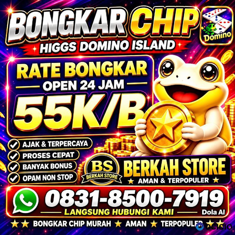 TERIMA BONGKAR CHIP HDI HIGGS DOMINO ISLAND JUAL BELI CHIP HDI WA 083185007919