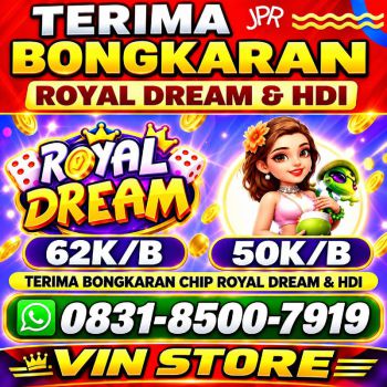 TERIMA BONGKAR CHIP HDI HIGGS DOMINO ISLAND DAN ROYAL DREAM WA 0831-8500-7919