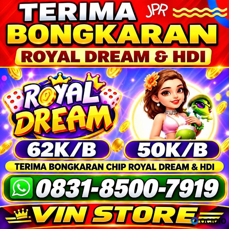 TERIMA BONGKAR CHIP HDI HIGGS DOMINO ISLAND DAN ROYAL DREAM WA 0831-8500-7919