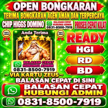 TERIMA BONGKAR CHIP HDI HIGGS DOMINO ISLAND DAN ROYAL DREAM WA 0831-8500-7919