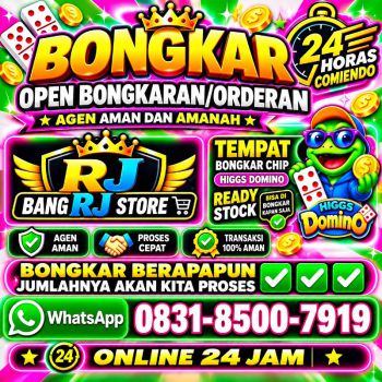 KHUSUS TERIMA BONGKAR CHIP DOMINO ISLAND HIGGS 🔥 BUKA 24JAM WA:0831-8500-7919
